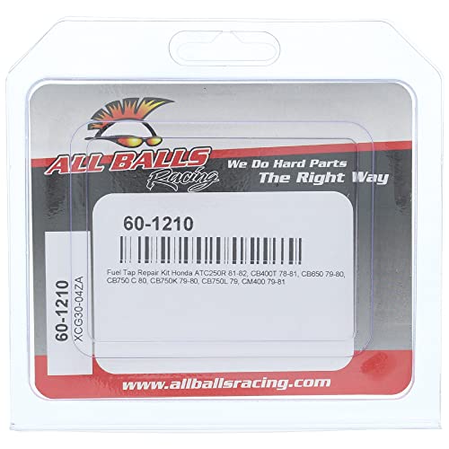 Image of All Balls Racing Fuel Tap Repair Kit 60-1210 Compatible With /Replacement For Honda ATC250R 1981-1982, CB400T 1978-1981, CB750 C 1980, CB750K 1979-1980, CB750L 1979, CM400 1979-1981