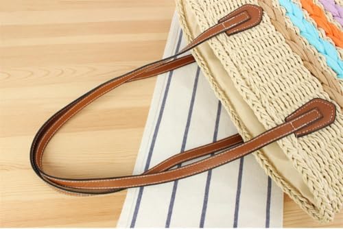 2025 Summer Straw Tote Bag for Women Beach Bags Crossbody Bag Purse Weave Shoulder Handbag Summer Vacation3