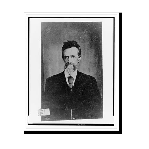 [Mark P. Lowrey, of Miss., pastor and Brigadier General, C.S.A., half-length portrait, facing front] Vintage Wall Art Print | Black & White Historic Photo | Custom Frame Print | 18x24