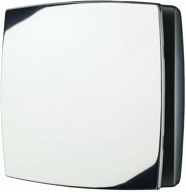 Bathroom Wall Mounted Extractor Fan Chrome Ventilation | Discreet Look ...