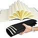BUYGOO 3Pcs Cuaderno de bocetos cuaderno en blanco A4 Kraft sin madera...