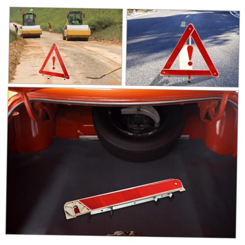 Kit de 3 triángulos reflectantes de emergencia para vehículos miniatura 6
