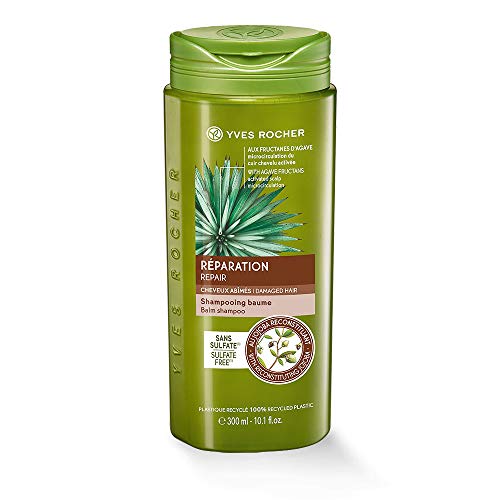 Yves Rocher PFLANZENPFLEGE HAARE reparierendes Shampoo, Haarshampoo Repair & Pflege, für strapaziertes Haar, 1 x Flacon 300 ml Cover