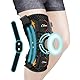 Cilnos Kniebandage für Männer und Frauen, Verstellbare Kniestütze mit Abnehmbaren Seitenstabilisatoren, Bandage Knie für Meniskus, Schmerzlinderung, Arthritis oder Chirurgie Erholung (Extra Größe)