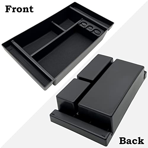 Evtime EV2019G Compatible With Chevy Silverado 1500 Accessories/Gmc Sierra 1500 2019-2022 Center Console Organizer Tray Fits thumb #5
