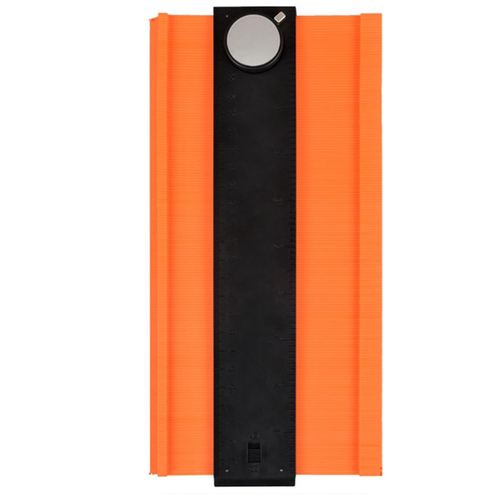 Jnchdghwa As Shown 5/10Inch Multifunctional Curved Ruler For Woodworking, Stone & Automotive Measuring 10Inch
