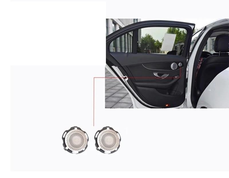 Car Dashboard Horn Cover Air Outlet Trim Speaker For Mercedes For Benz GLC C-Class W205 C260 C200 X253 2015-2021 Car Interior Mouldings