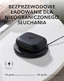 soundcore AeroFit 2 firmy Anker, słuchawki otwarte, regulowane zaczepy na uszy, ścisłe dopasowanie, bogaty bas, dźwięk bezprzewodowy Hi-Res, 42 godz. odtwarzania (Czarny, Standard)