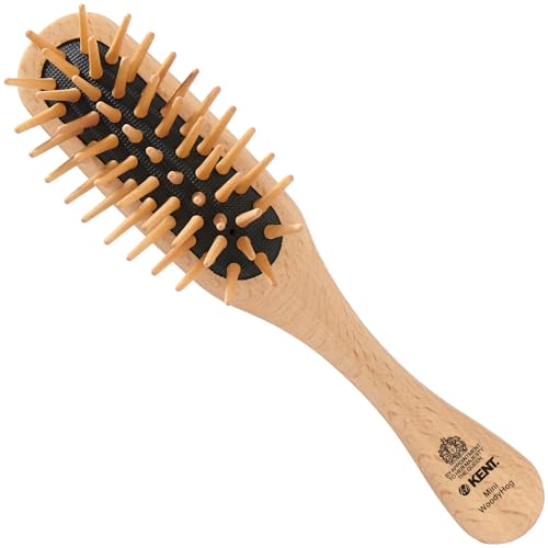 Kent Mini Hog démêlage en douceur brosse bois K MINIWOOD