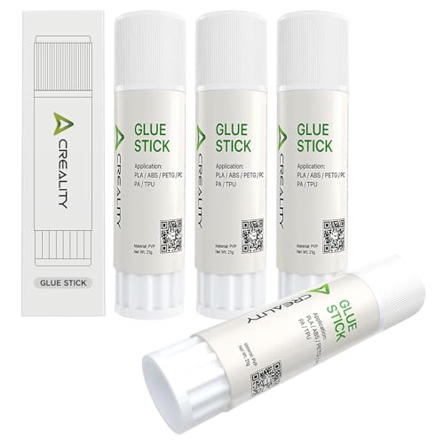 Creality Original 3D Printer Glue Stick for Print Bed, 21g x 4 Pack
