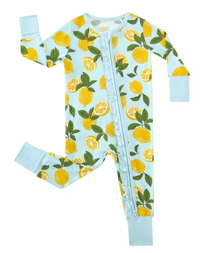 Image of DREAMHALO Baby Girl Romper Viscose from Bamboo Infant Long Sleeve Jumpsuit for Toddler Girls Newborn Outfits 0Months-2T