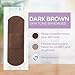Tru-Colour Skin Tone Shade Fabric Bandages (50 Count) – Flexible, Waterproof, PFAS-Free Adhesive Strips Help Protect Cuts, Scrapes, Scratches – Dark Brown, 1 in x 3 in