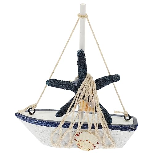 Garneck Esculturas Modernas De Vela Mediterrânea Decoração De Veleiro De Mesa Artesanato De De Madei