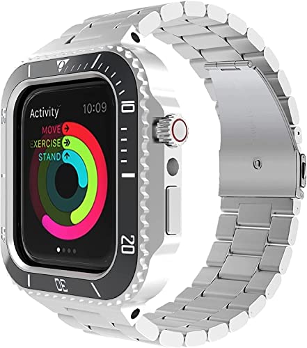 Boîtier de montre en acier inoxydable contre les rayures d'écran Apple Watch