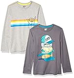 Helle Farben und kräftige Grafiken machen dieses Set von T-Shirt mit Rundhalsausschnitt zu einem Must-Have für unverwechselbaren Stil