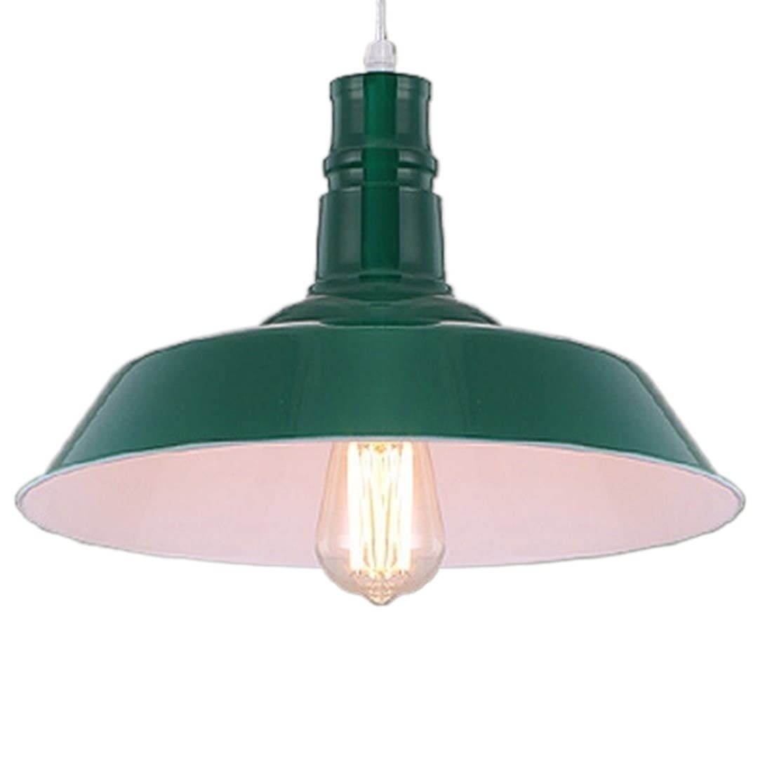 Lustre créatif rétro vert au charme d'antan pour illuminer votre intérieur