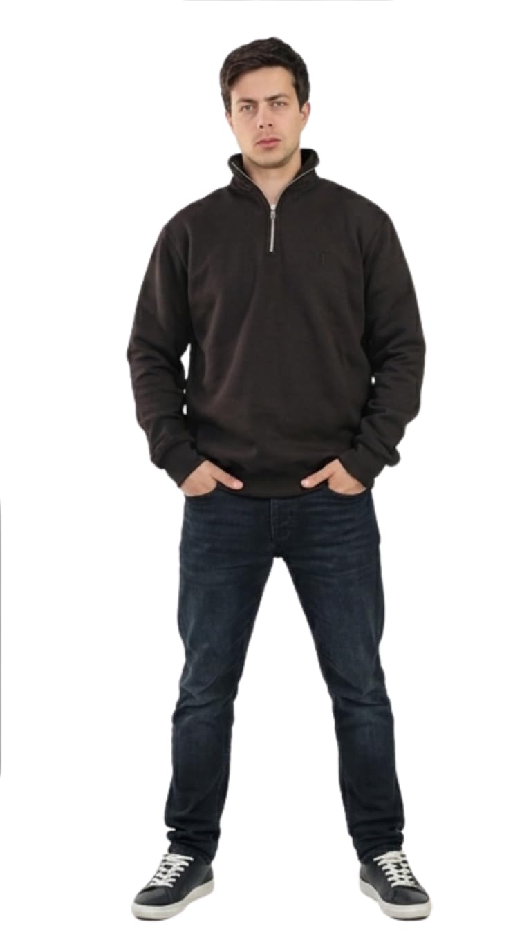 Pull à col haut en tissu doux de qualité supérieure coupe ajustée - 7