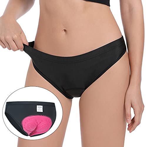 Almencla Adulto Unissex Roupa Íntima De Calções De Acolchoados Em 3D Calcinhas De De Secagem Rápida