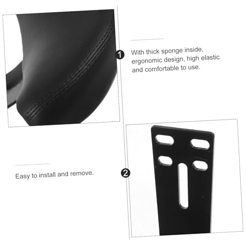 Selle dossier electrique contre le mal de dos avec coussin epais et support