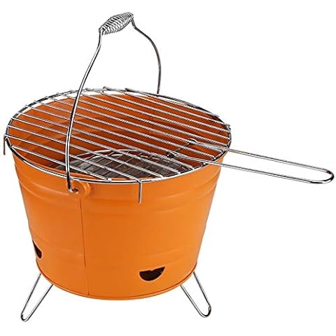 marion10020 Grilleimer Grill-Eimer Holzkohlegrill Eimergrill Grill BBQ Partygrill Cover