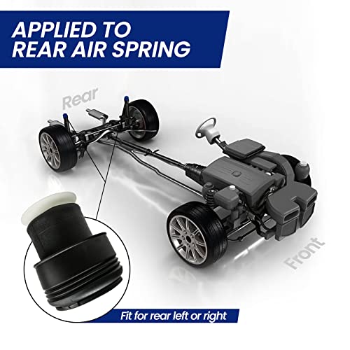 KEIYSHOLCK 2 peças de bolsas de suspensão de ar traseiro, compatíveis com BMW X5 E70 2006-2013, X6 E