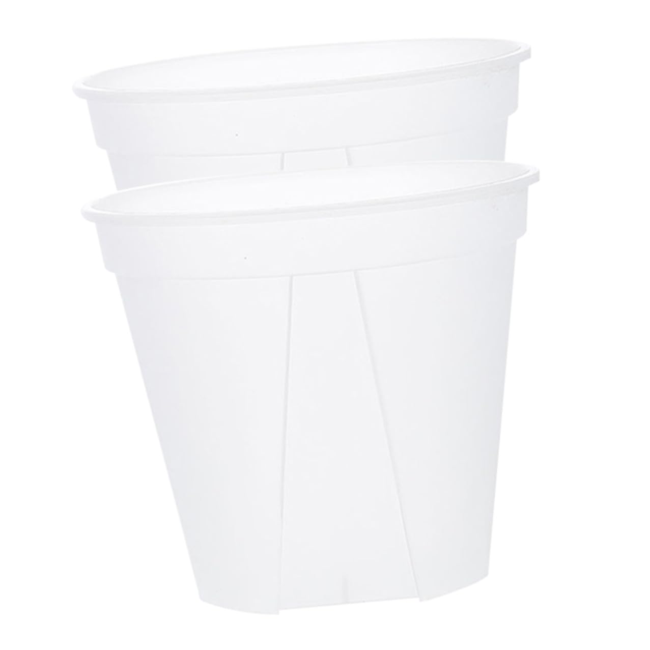 GALPADA Blumentopf 27cm aus Kunststoff Stabiles 2 Stück Orchideentöpfe mit Löchern für Outdoor Anbau und Belüftung Nicht Leicht Verformbar