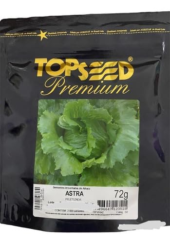 Sementes De Alface Americana Astra Peletizada 2.000 Sementes