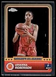 2024 Topps Chrome McDonald's All American #22 Arianna Roberson West Action Shots High School Basketball Card in Raw (NM or Better) Condition