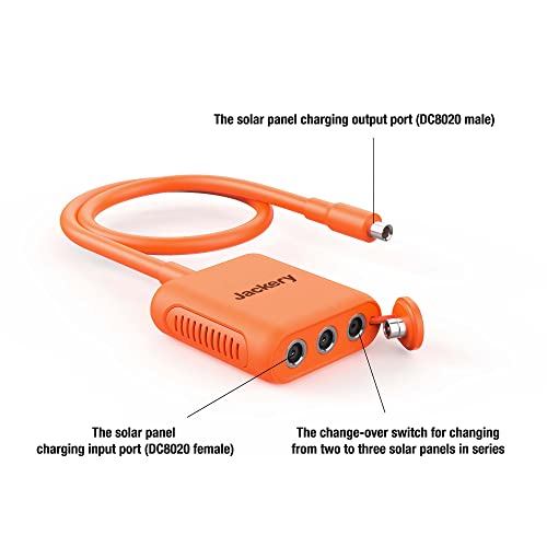 Jackery Solar Series Connector for Explorer 2000 Pro Portable Power Station and SolarSaga 200W Solar Panel