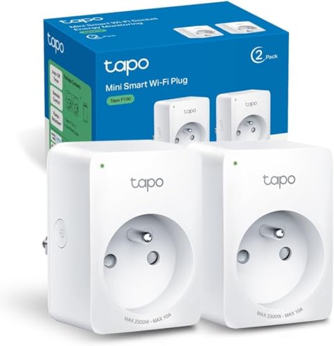 Tapo Prise Connectée WiFi, Prise Intelligente compatible avec Ale...