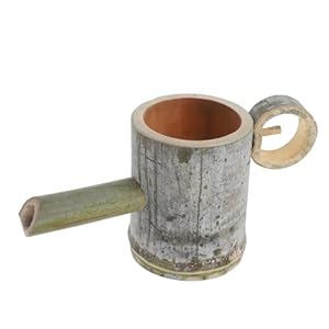 Vaguelly Bambus Tischspringbrunnen für Innen/Aussenbereich