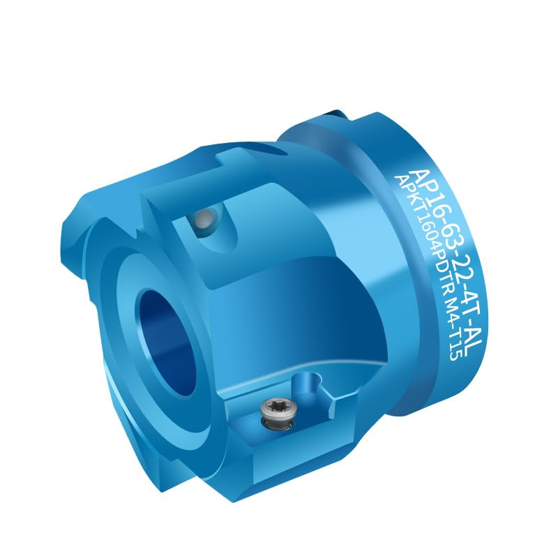 1pc AP16 Fräser Kopf 90 Grad Schulter Micro Adust Messerkopf for APKT1604 Einsätze Fräsen Mit Aluminium(AP16-50-22-4T-AL)