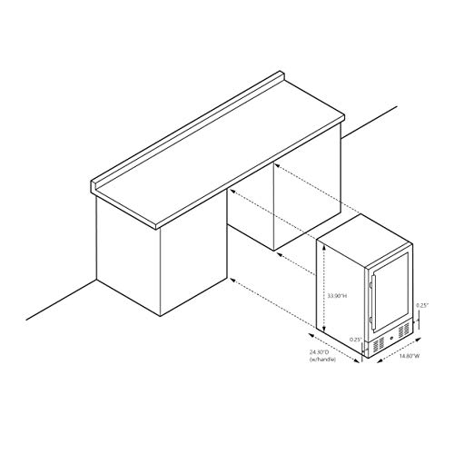 Newair NWB057SS00 15 Inch Wine, Beer, Beverage Refrigerator Cooler thumb #22