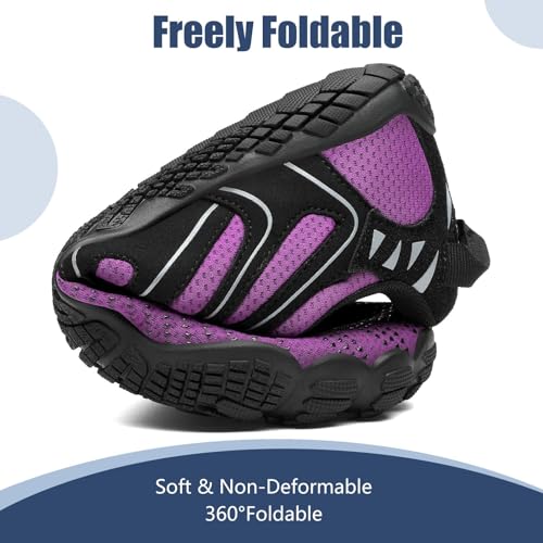Image of SAGUARO Womens Mens Barefoot Shoes Minimalist Trail Runner Wide Toe Box Zero Drop Outdoor Cross Training Shoe