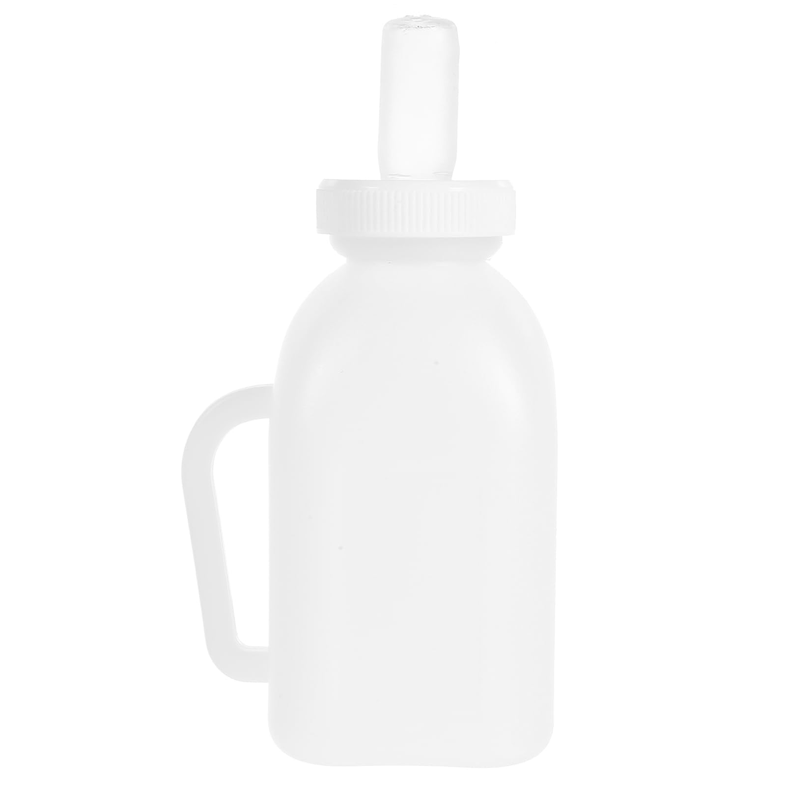 Tools Pacifiers Lamb Feeding Bottle Sheep Milk Feeders Farm Animal Bottle Newborn Animal Bottle Animal Milk Bottles Lamp Milk Feeder Goat Milk Plastic White Pet