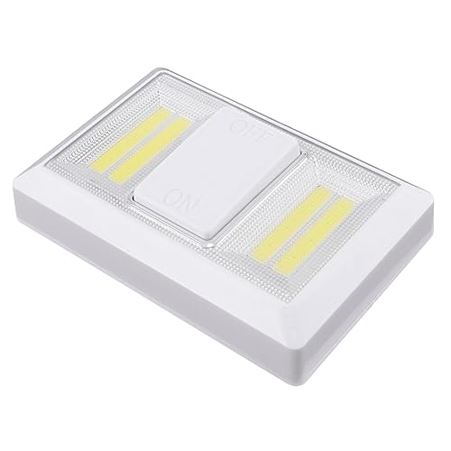 COHEALI 4PCS Battery Mode Wall Light Magnetical Emergency Lamp Adhesive and Magnetic Base for Wardrobe and Cabinet Lighting Practical White Light Tool for Home Use