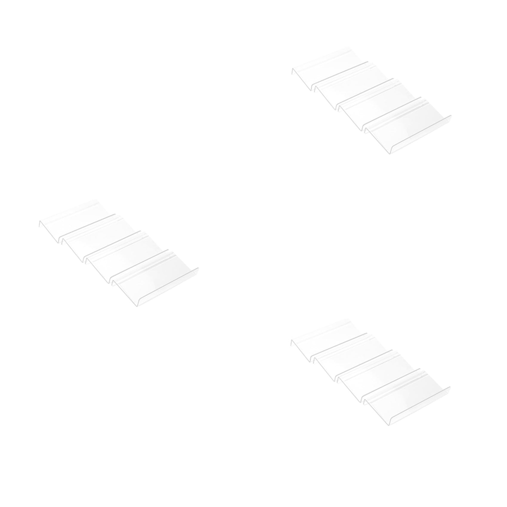 Hndhbfgrt 12X Clear Acrylic Spice Drawer Organizer,Seasoning Jars Drawers Insert,Kitchen Spice Rack Tray (Jar Not Included)
