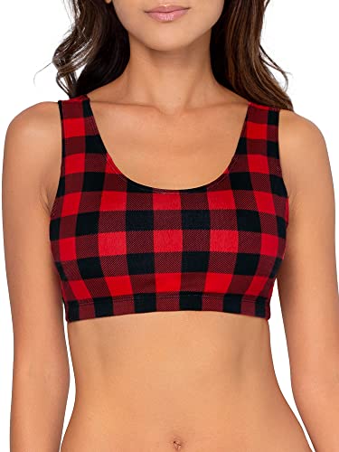 Image of Fruit of the Loom Women's Built Up Tank Style Sports Bra Fashion Colors