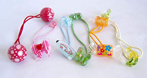 Confezione di 12 elastici per capelli da bambina