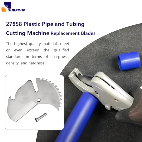 27858 Blade,27858 Plastic Pipe And Tubing Cutter RC-1625 Replace Blade Compatible with 1/8" to 1-5/8" Plastic Pipe And Tubing Cutter by SURPOUF - Used condition - Image 5