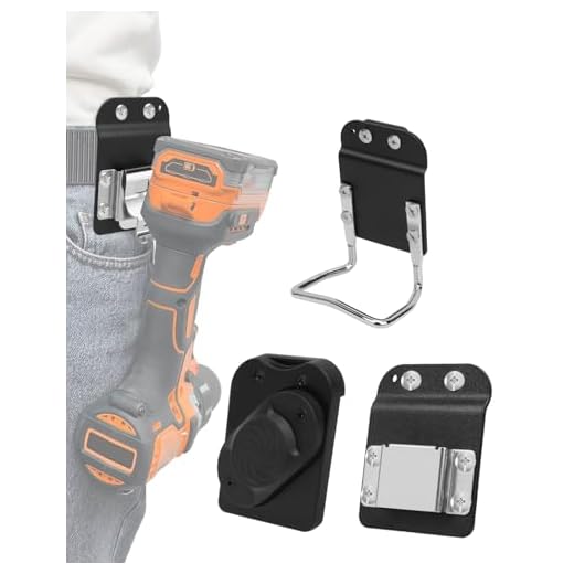 KeeTidy Hammer Holder and Tape Measure Clip for Belt, Magnetic Belt Tool Holder, Strong Magnet Tool Clip for Wrench, Pliers, Screw Driver, Screws, Sockets, Drill Bit, 3 Pack