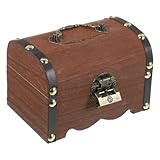 Petit coffre de rangement : petit et compact, ce coffre se place facilement sur une commode ou une table de chevet sans prendre beaucoup de place. coffret en bois