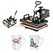 Heat Press- Nurxiovo 8 in 1 Swing Away Heat Press Machine, 12x15 inches Digital Vinyl Transfer, Multipurpose Combo Kit Sublimation Hot Pressing Machine for T Shirts, Mug, Hat, Plate, Cap