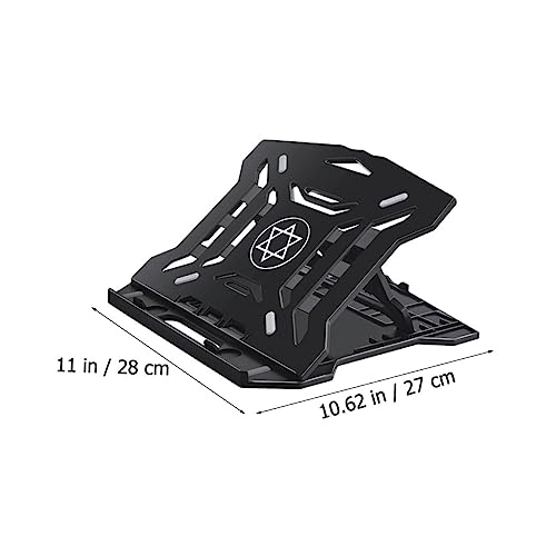 Soporte plegable para laptop VOSAREA negro miniatura 2