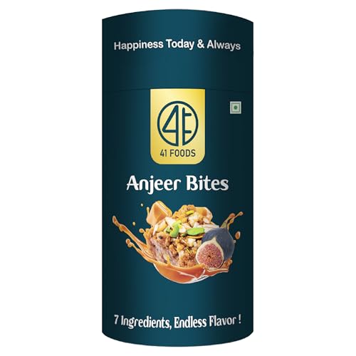 Image of 41 Foods Premium Anjeer Bites | Anjeer Burfi | 200g