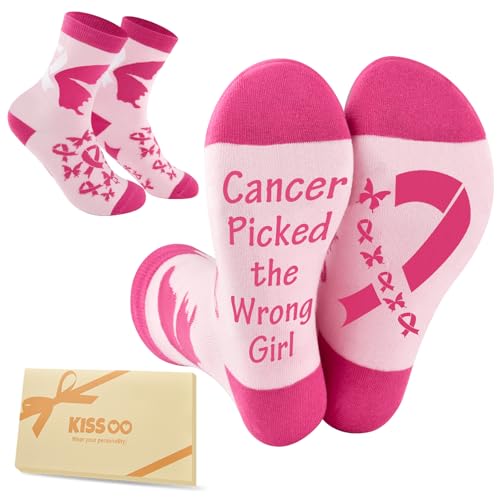 Kissoo Breast Cancer Gifts for Women Inspirational Cancer Care Gifts For Women Comfort Gifts for Cancer Survivors Patients