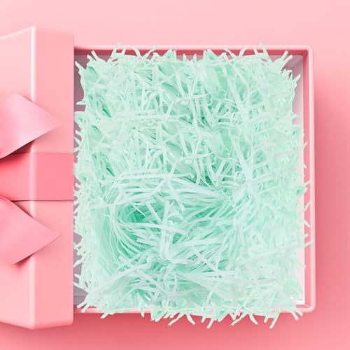 INOOMP Shredded Paper Filler and Crinkle Cut Box Filler for Wrapping, 500g Bag, Multi-color Raffia Paper Shred for Wedding, Birthday, Party Decorations, Basket Filling and Box Padding - Thumbnail 4