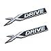 2 morceaux voiture chromé emblème insigne autocollant Fender Page Autocollant Métal X3 X5 X6 E53 E90