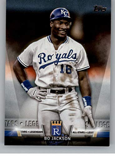 2018 Topps Update Salute #S-5 Bo Jackson Kansas City Royals MLB Baseball Trading Card