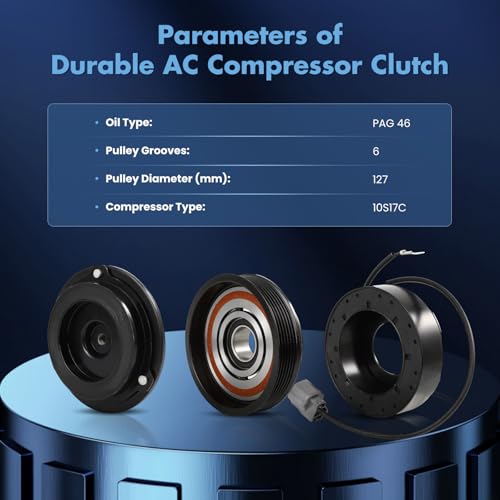 Image of ECCPP A /C Compressor Clutch 2001-2003 Fit for Acura CL 3.2L AC Clutch